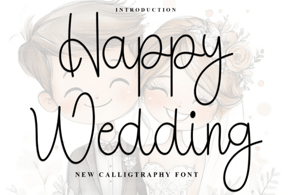 Happy Wedding Font - Featured Image
