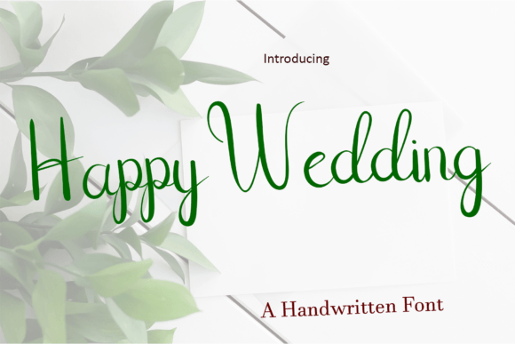 Happy Wedding Font - Featured Image
