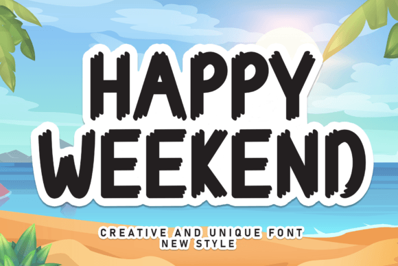 Happy Weekend Font - Featured Image