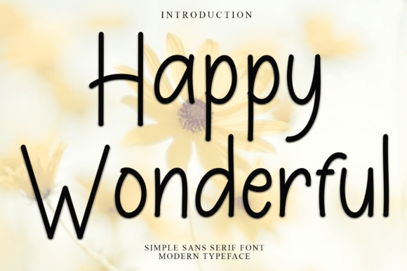 Happy Wonderful Font - Featured Image