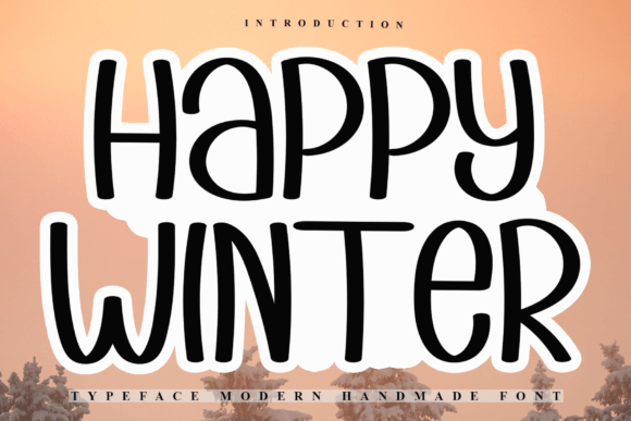 Happywinter Font - Featured Image