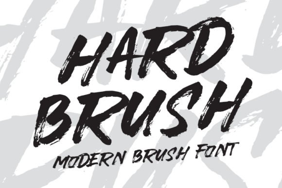 Hardbrush Font - Featured Image