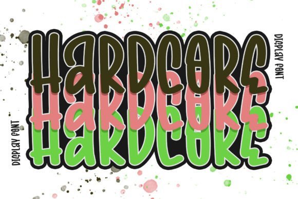 Hardcore Font - Featured Image