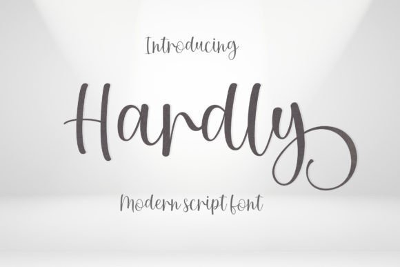 Hardly Font - Featured Image