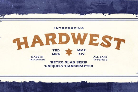 Hardwest Font - Featured Image