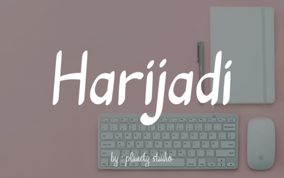 Harijadi Font - Featured Image