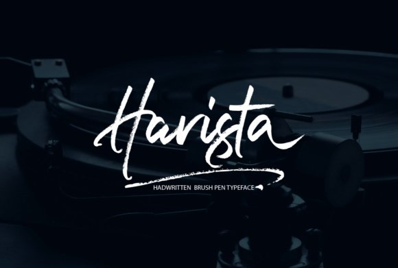 Harista Script Font - Featured Image