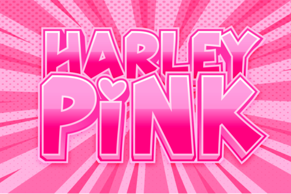 Harley Pink Font - Featured Image