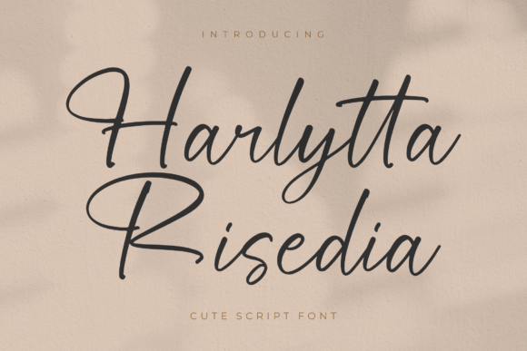 Harlytta Risedia Font - Featured Image