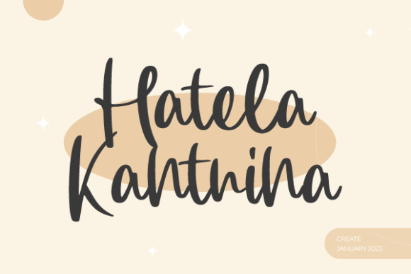 Hatela Kantrina Font - Featured Image