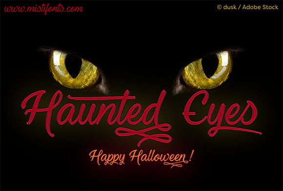 Haunted Eyes Font - Featured Image