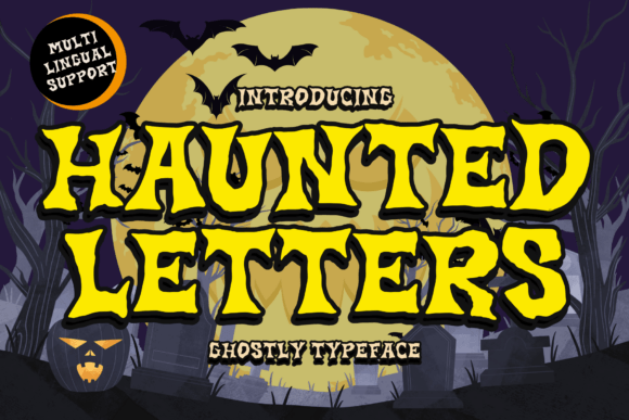 Haunted Letters Font - Featured Image