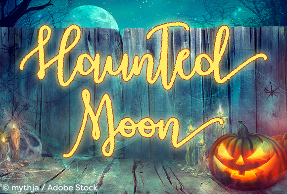 Haunted Moon Font - Featured Image