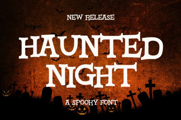 Haunted Night Font - Featured Image