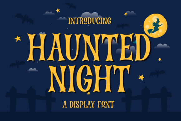 Haunted Night Font - Featured Image