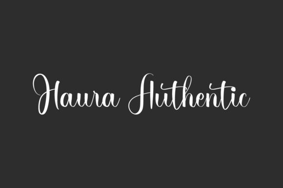 Haura Authentic Font - Featured Image