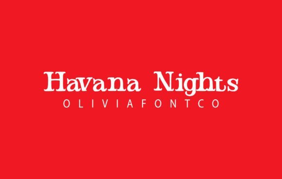 Havana Nights Font - Featured Image
