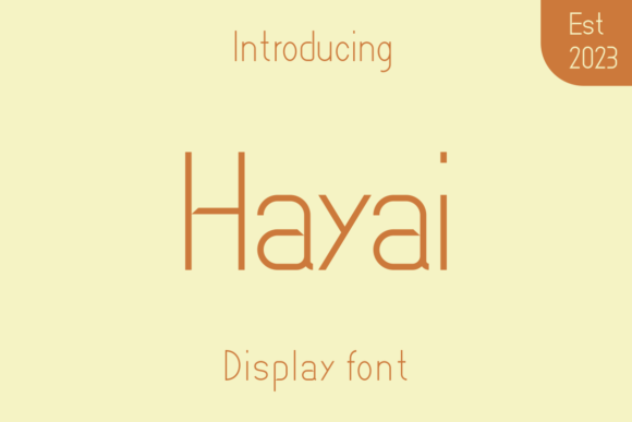 Hayai Font - Featured Image