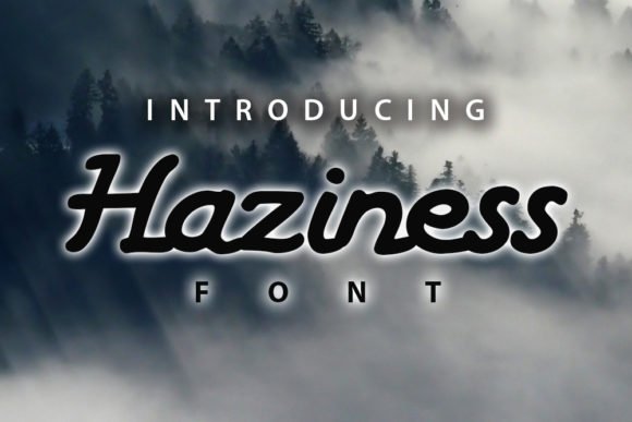 Haziness Font - Featured Image