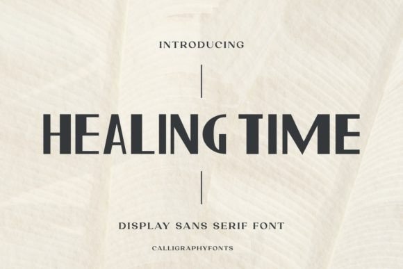 Healing Time Font - Featured Image