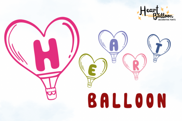 Heart Balloon Font - Featured Image