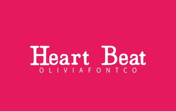 Heart Beat Font - Featured Image