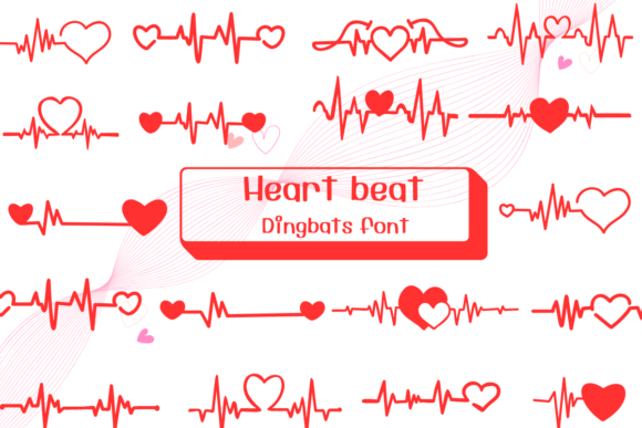 Heart Beat Font - Featured Image
