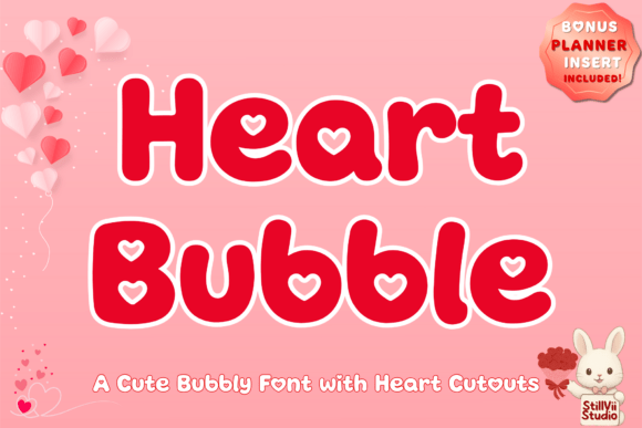 Heart Bubble Font - Featured Image