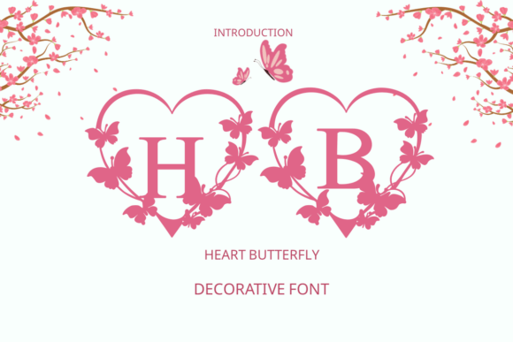 Heart Butterfly Font - Featured Image