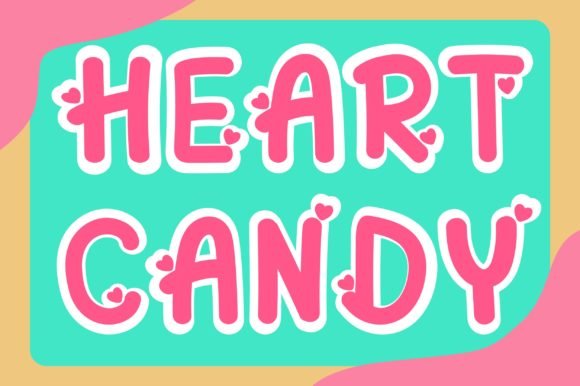 Heart Candy Font - Featured Image