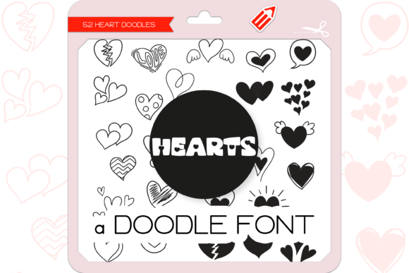 Heart Dingbats Font - Featured Image