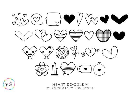 Heart Doodle 4 Font - Featured Image
