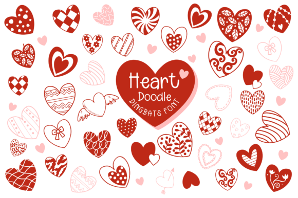 Heart Doodle Font - Featured Image