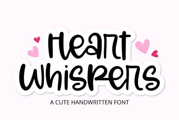 Heart Whispers Font - Featured Image