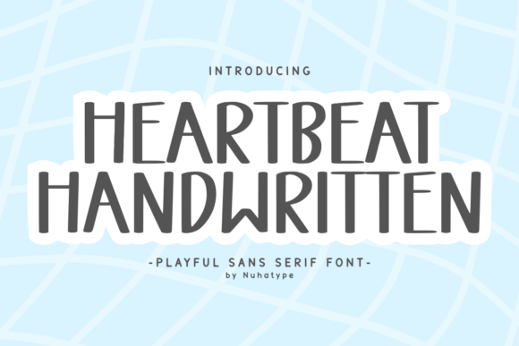Heartbeat Handwritten Font - Featured Image