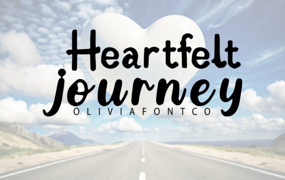 Heartfelt Journey Font - Featured Image