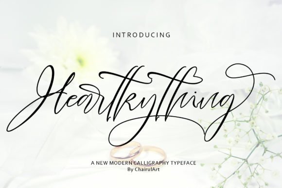 Heartkything Script Font - Featured Image