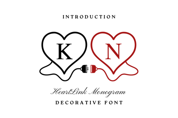 Heartlink Monogram Font - Featured Image