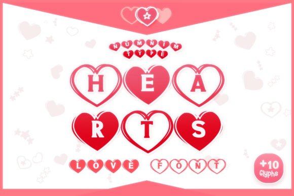 Hearts Font - Featured Image