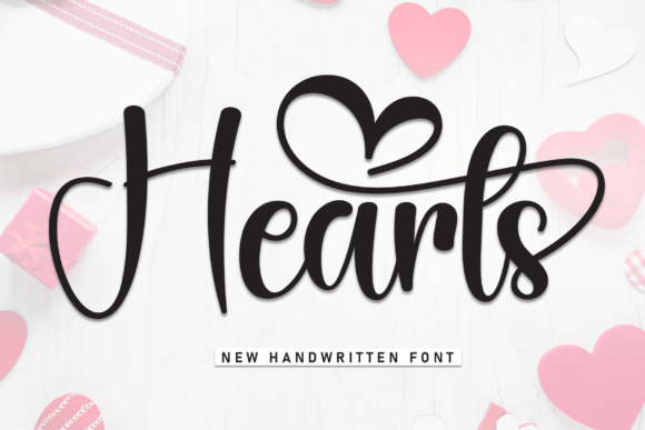 Hearts Font - Featured Image