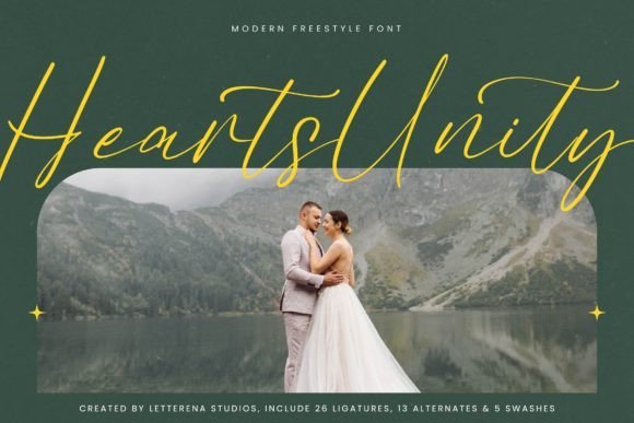 Hearts Unity Font - Featured Image