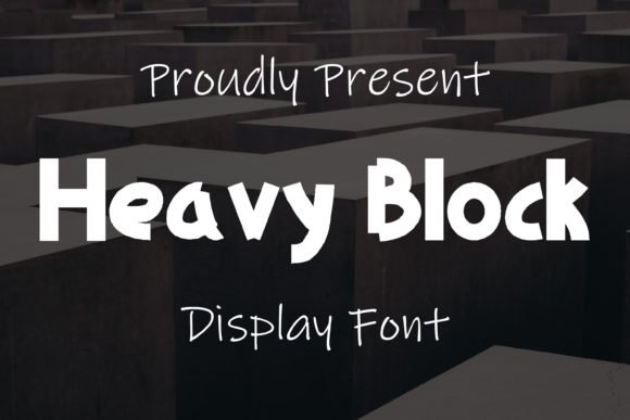 Heavy Block Font - Featured Image
