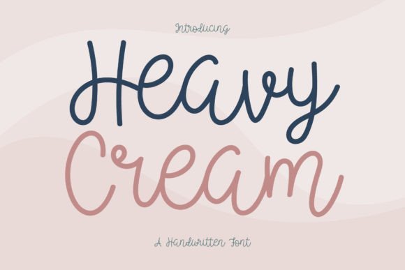 Heavy Cream Font - Featured Image