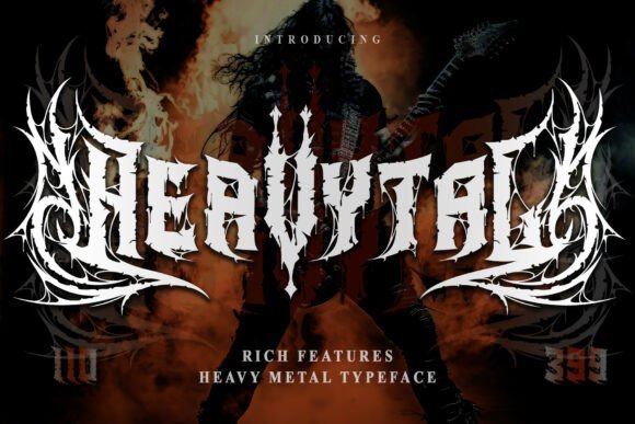 Heavytal Font - Featured Image