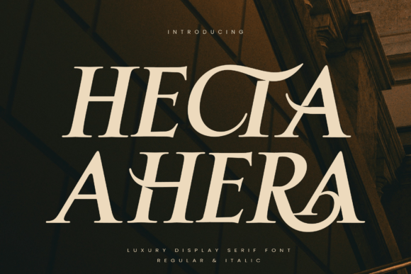 Hecta Ahera Font - Featured Image
