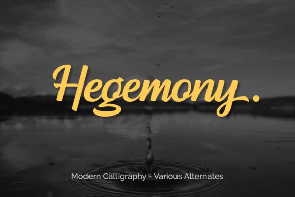 Hegemony Font - Featured Image