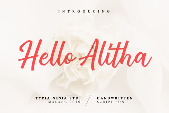 Hello Alitha Font - Featured Image