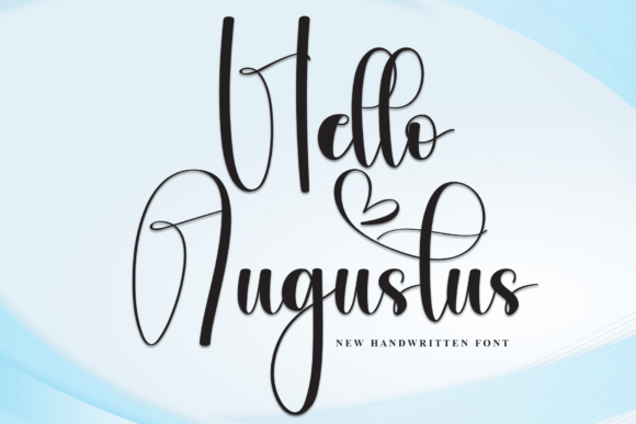 Hello Augustus Font - Featured Image