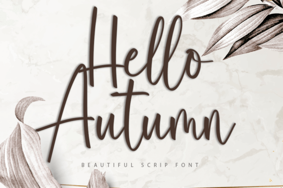 Hello Autumn Font - Featured Image