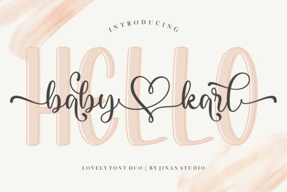 Hello Baby Karl Duo Font - Featured Image